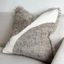 Fluid Home Interiors - Two Toned Fringed Cushion - Ellenvale Interiors