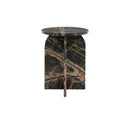 Fluid Home Interiors - The Amalfi Marble Side Table Ember