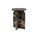 Fluid Home Interiors - The Amalfi Marble Side Table Ember