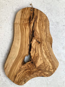 Olive Wood Natural Artisan Board 48x33cm