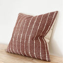 Fluid Home Interiors - Plumb Textured Stripe Cushion - Ellenvale Interiors