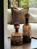 Fluid Home Interiors - The Genie Tall Tortoiseshell Print Bottle - Coach Interiors