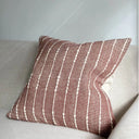 Fluid Home Interiors - Plumb Textured Stripe Cushion - Ellenvale Interiors