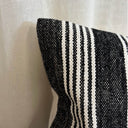 Fluid Home Interiors - Black Stripe Cotton Cushion 50×30cm - Ellenvale Interiors