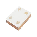 Fluid Home Interiors - Ace White and Gold Playing Card Box Set - Libra Interiors