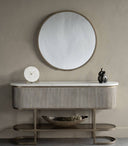 Fluid Home Interiors - Marble console table with shelf - Libra Interiors