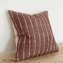 Fluid Home Interiors - Plumb Textured Stripe Cushion - Ellenvale Interiors