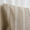 Fluid Home Interiors - Beige Stripe Cotton Cushion 80×30cm - Ellenvale Interiros