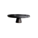 Sable Black Marble Cake Stand