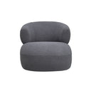 Fluid Home Interiors - Grey Boucle Occasional Chair - Libra Interiors