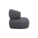 Fluid Home Interiors - Grey Boucle Occasional Chair - Libra Interiors