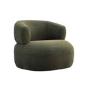 Fluid Home Interiors - Boucle Khaki Occasional Chair - Libra Interiors