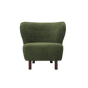 Fluid Home Interiors - Wingback Occasional Chair Hunter Green Boucle - Libra Interiors