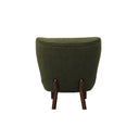 Fluid Home Interiors - Wingback Occasional Chair Hunter Green Boucle - Libra Interiors