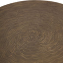 Fluid Home Interiors -  Etched Brass Finish Coffee Table 82cm - Libra Interiors