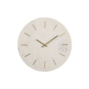 Fluid Home Interiors - Brass Inlay And Marble Wall Clock - Libra Interiors