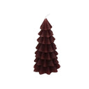 Fluid Home Interiors Burgundy Christmas Tree Wax Candle