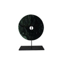 Fluid Home Interiors - Green Marble Decorative Disc - Libra Company