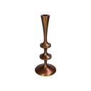 Copper Effect Aluminium Candle Stick 27cm