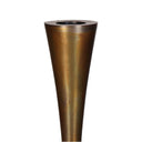 Copper Effect Aluminium Candle Stick 27cm