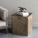 Corrugated Gold Coffee Table Small - Libra Interiors