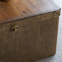 Corrugated Gold Coffee Trunk Large