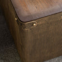 Corrugated Gold Coffee Trunk Large