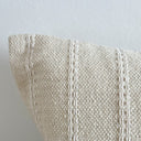 Fluid Home Interiors -  Cream Stripe Cushion Cover 80x30cm - Ellenvale Interiors