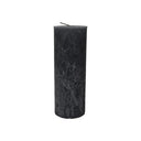 Fluid Home Interiors Dark Grey Pillar Wax Candle 7x19cm