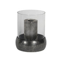 Fluid Home Interiors - Dusk Glass Hurricane Lamp - Libra Interiors