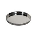 Fluid Home Interiors - Dusk Round Metal Bar Tray - Libra Interiors