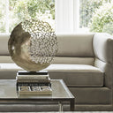 Fluid Home Interiors - Coral Aluminium Silver Table Sculpture - Libra Interiors