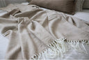 Fluid Home Interiors - Tawny Brown Tassel Throw - Ellenvale Interiors