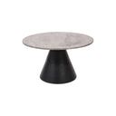 Fluid Home Interiors - The Tivali Charcoal Black and Dark Travertine Coffee Tables - Libra Interiors