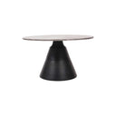 Fluid Home Interiors - The Tivali Charcoal Black and Dark Travertine Coffee Tables - Libra Interiors