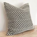 Fluid Home Interiors - Black Chevron Pattern Cushion 45x45cm - Ellenvale Interiors