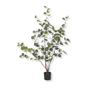 Fluid Home Interiors - Faux Eucalyptus Plant 4ft - Libra Interiors