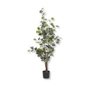 Fluid Home Interiors - Faux Eucalyptus Plant 4ft - Libra Interiors