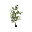 Fluid Home Interiors - Faux Mediterranean Olive Fruit Tree 6ft - Libra Interiors