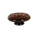 Fluid Home Interiors - Gemini Tortoiseshell Decorative Glass Bowl 31cm - Libra Interiors