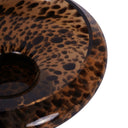 Fluid Home Interiors - Gemini Tortoiseshell Decorative Glass Bowl 31cm - Libra Interiors