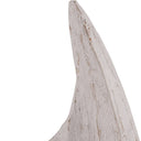 The Oregon Solid Wood Tall White Sculpture