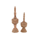 Fluid Home Interiors - The Oakley Hand Carved Wooden Sculptures - Libra Interiors