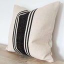 Fluid Home Interiors - Alice Black and Cream Cotton Cushion 45x45cm - Ellenvale Interiors