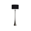 Fluid Home Interiors - Nickel Floor Lamp (Base Only) – E27 15W LED 20″ Shade - Libra Interiors