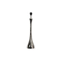 Fluid Home  Interiors - Nickle Aluminium Table Lamp with Black Shade - Libra Interiors