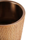 Fluid Home Interiors - Rattan Dusky Luxe Gold Champagne Cooler - Libra Interiors