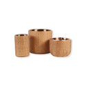 Fluid Home Interiors - Rattan Dusky Luxe Gold Wine Cooler - Libra Interiors