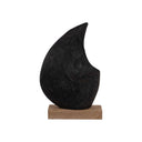 Fluid Home Interiors - The Oregon Solid Wood Sculpture Black - Libra Interiors