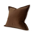 Fluid Home Interiors - Fern Dark Chocolate Velvet Cushion Cover - Ellenvale Interiors